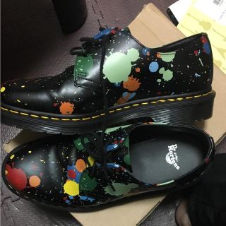 ドクターマーチン(Dr.Martens)のDr. Martens 3ホール ペイントスプラッター限定品(ドレス/ビジネス)