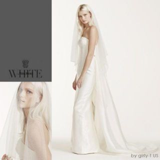 ヴェラウォン(Vera Wang)の新品　☆White by Vera Wang☆　ジオ チュール ミドル-ベール(ウェディングドレス)