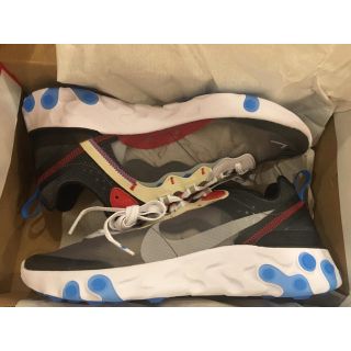 ナイキ(NIKE)のReact element 87 リアクトエレメント 青黒(スニーカー)