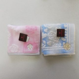 クレイサス(CLATHAS)のつーちゃん様専用クレイサス タオルハンカチ 2枚 新品 ①(ハンカチ)