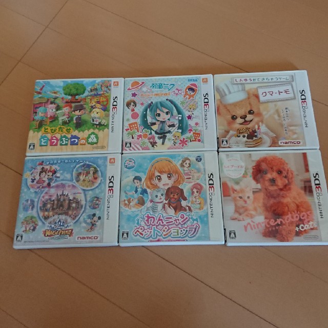 ニンテンドー3DS - 3DS カセット6個セット 女の子向けの通販 by