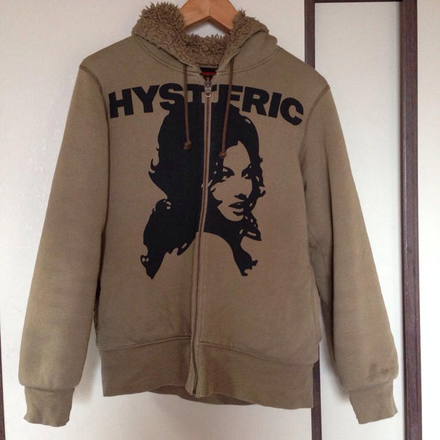 HYSTERIC GLAMOUR ヒステリックグラマー　ボア付きパーカー