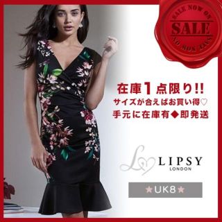 リプシー(Lipsy)のLipsy(リプシー)◇フローラルプリント ヘム ボディコンドレス(ひざ丈ワンピース)