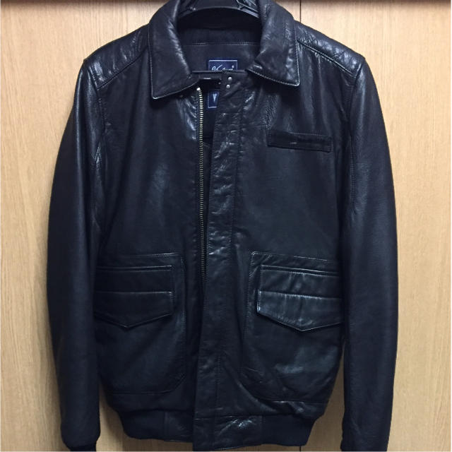 VINTAGE 55 - vintage55 本革レザージャケット 超美品 定価15万以上の 特注品 Vintage55★バイカーズジャケット レザージャケット