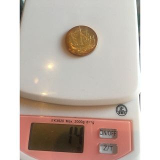 18金 メダル 14g(金属工芸)