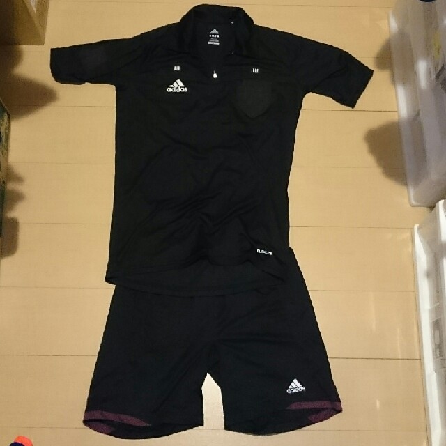 adidas(アディダス)の【美品】サッカー 審判服 スポーツ/アウトドアのサッカー/フットサル(ウェア)の商品写真