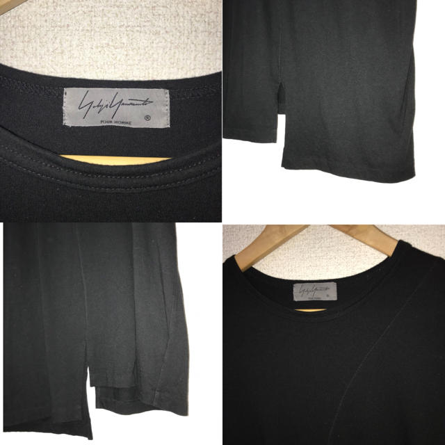 Yohji Yamamoto(ヨウジヤマモト)のYohjiYamamoto POUR HOMME 18ss 半袖カットソー メンズのトップス(Tシャツ/カットソー(半袖/袖なし))の商品写真