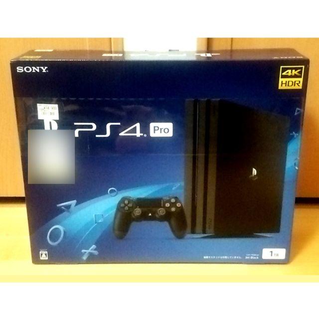 SONY(ソニー)の送料込み 美品 PS4 Pro　ジェット・ブラック　CUH-7100BB01 エンタメ/ホビーのゲームソフト/ゲーム機本体(家庭用ゲーム機本体)の商品写真