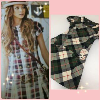 バーバリー(BURBERRY) ワンピース(レッド/赤色系)の通販 36点