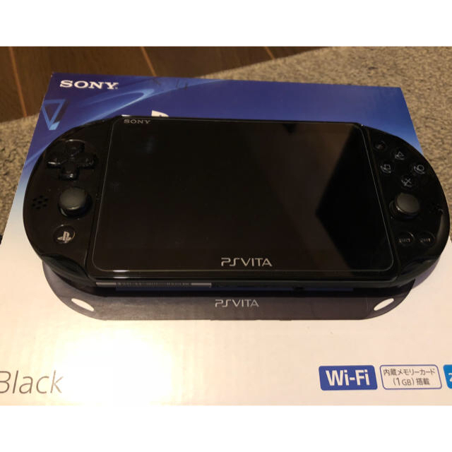 携帯用ゲーム機本体PSP VITA PCH-2000 黒 8GB 箱付き