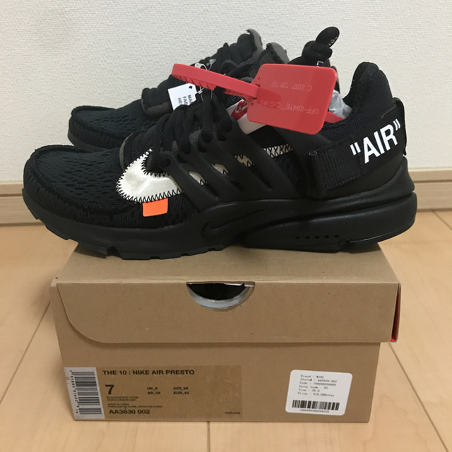 NIKE(ナイキ)のTHE 10 NIKE AIR PRESTO Black メンズの靴/シューズ(スニーカー)の商品写真