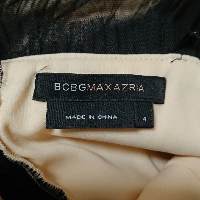 BCBGMAXAZRIA(ビーシービージーマックスアズリア)のsmile様専用☆BCBGMAXAZRIA☆シフォンレースビジューワンピース レディースのフォーマル/ドレス(ミニドレス)の商品写真