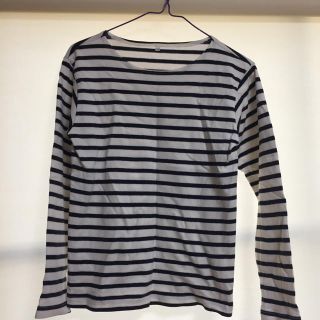 ムジルシリョウヒン(MUJI (無印良品))のsera様専用  無印 キッズ ボーダーロンT 150(Tシャツ/カットソー)