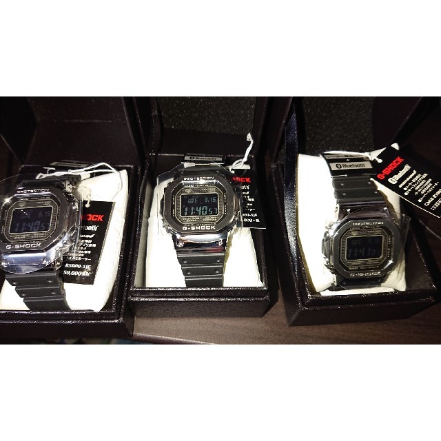 値引 G-SHOCK - GMW-B5000-1JF【2種タグ、保護テープ完備・3個セット
