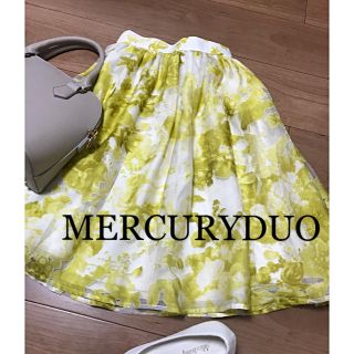 マーキュリーデュオ(MERCURYDUO)の☆MERCURYDUO☆マーキュリーデュオ オーガンジースカート (ひざ丈スカート)