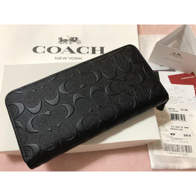 COACH(コーチ)のCOACH  コーチ 長財布 新品正規品【安心の日本国内発送】 送料無料  メンズのファッション小物(長財布)の商品写真