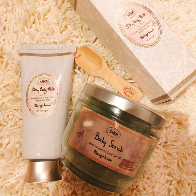 SABON mango&kiwi スクラブ&クリームセット