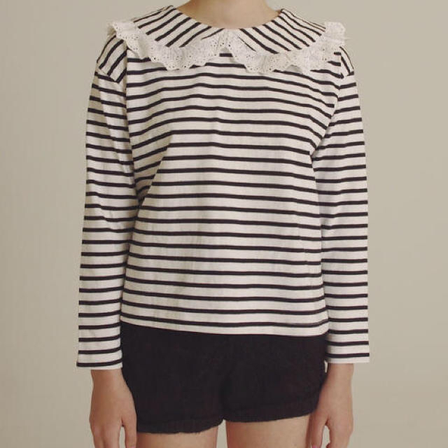 Lochie(ロキエ)のepine border tee <nemu様専用> レディースのトップス(カットソー(長袖/七分))の商品写真