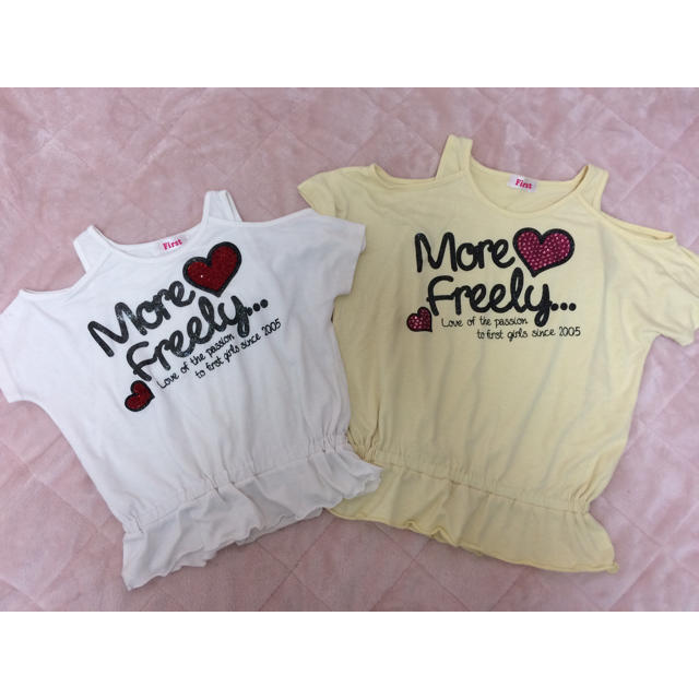 INGNI First(イングファースト)のmaco様専用☆INGNI first☆肩出し キッズ/ベビー/マタニティのキッズ服女の子用(90cm~)(その他)の商品写真