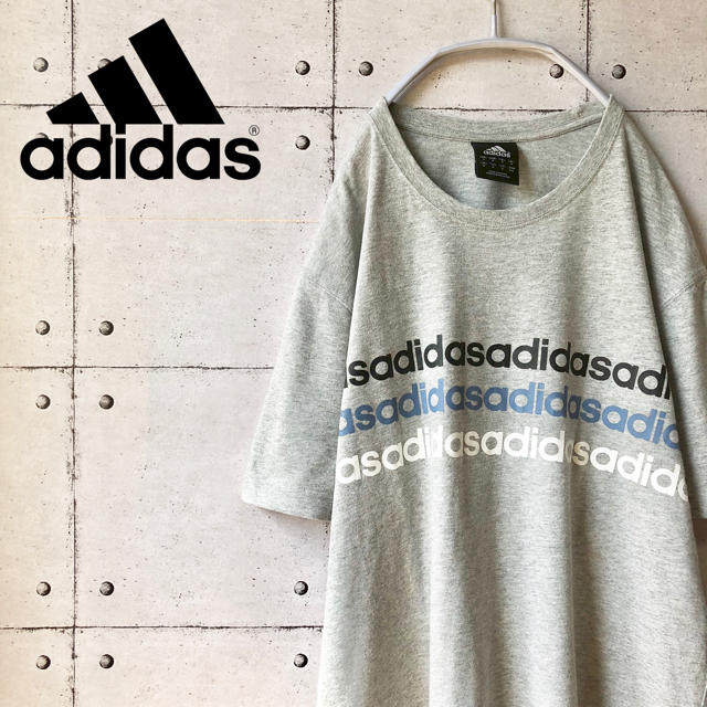 adidas(アディダス)の【大人気】 アディダス adidas ビッグプリント ビッグロゴ Tシャツ 無地 メンズのトップス(Tシャツ/カットソー(半袖/袖なし))の商品写真