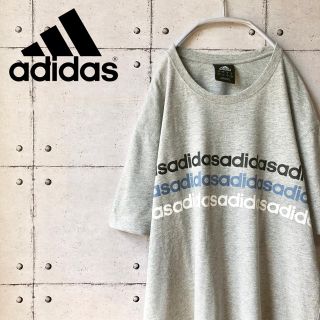 アディダス(adidas)の【大人気】 アディダス adidas ビッグプリント ビッグロゴ Tシャツ 無地(Tシャツ/カットソー(半袖/袖なし))