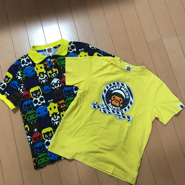 A BATHING APE(アベイシングエイプ)のベイプキッズ130サイズ キッズ/ベビー/マタニティのキッズ服男の子用(90cm~)(Tシャツ/カットソー)の商品写真