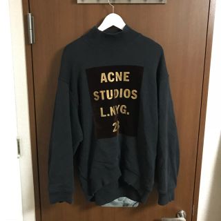 アクネ(ACNE)のAcne ロゴスウェット ベタフロック(トレーナー/スウェット)