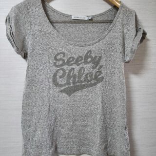 シーバイクロエ(SEE BY CHLOE)のSEE BY CHLOE ♥グレーTシャツ(Tシャツ(半袖/袖なし))