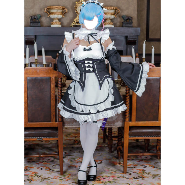 コスプレ 衣装一式 Re:ゼロから始める異世界生活 リゼロ レム ウイッグ