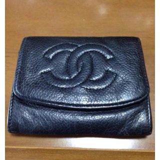 シャネル(CHANEL)のシャネル正規品キャビアスキンコインケース(コインケース)