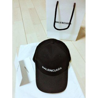 バレンシアガ(Balenciaga)のBALENCIAGA バレンシアガ キャップ2017 ブラック黒black 新品(キャップ)