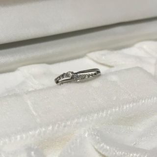 ジュエリーツツミ(JEWELRY TSUTSUMI)のツツミ  ダイヤリング 10k ホワイトゴールド(リング(指輪))