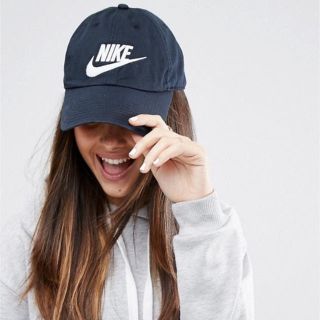 ナイキ(NIKE)のナイキ キャップ  フーチュラ ウォッシュド ストラップ バック ネイビー(キャップ)