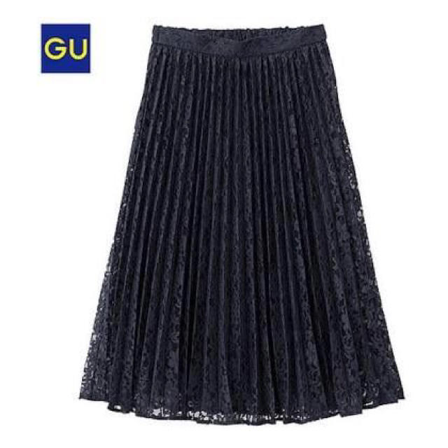GU(ジーユー)の新品G.U.レースプリーツスカート ジーユー レディースのスカート(その他)の商品写真