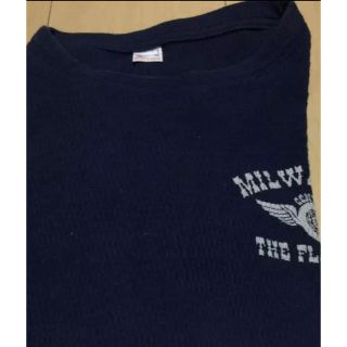 フラットヘッド(THE FLAT HEAD)のフラットヘッドサーマル38紺色(Tシャツ/カットソー(七分/長袖))