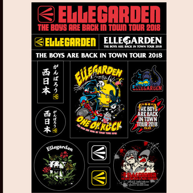 エルレガーデン Ellegarden ステッカーシートの通販 By Masa M10 S Shop ラクマ