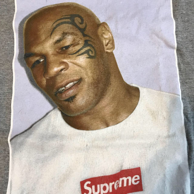 SUPREME  マイクタイソンＴシャツ L  グレー