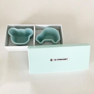 ルクルーゼ(LE CREUSET)の値下げ！ ル・クルーゼ ベビー ♡【新品未使用】(離乳食器セット)