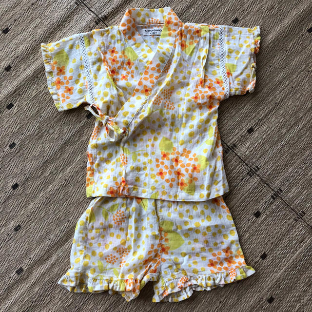 ampersand(アンパサンド)のampersand 甚平 100センチ キッズ/ベビー/マタニティのキッズ服女の子用(90cm~)(甚平/浴衣)の商品写真