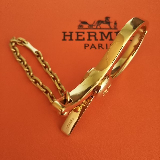 Hermes(エルメス)のエルメス HERMES グローブホルダー ゴールド チャーム クリップ 美品  レディースのファッション小物(その他)の商品写真