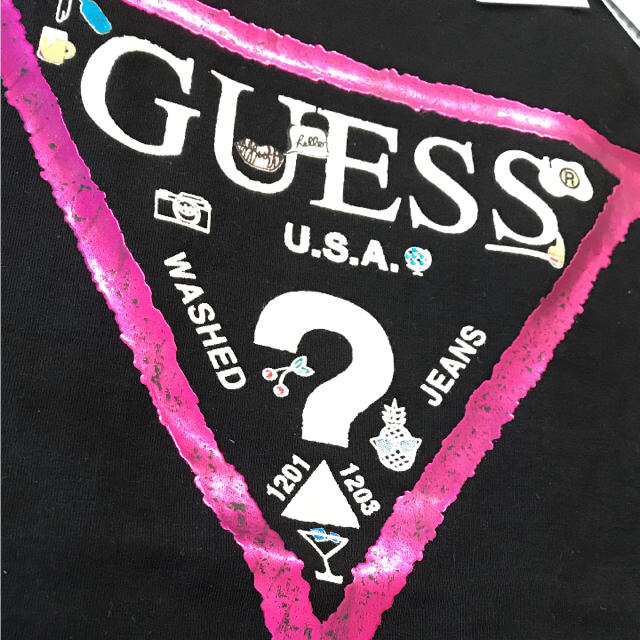 GUESS(ゲス)の【新品未使用タグ付き】GUESS Tー シャツ XSサイズ レディースのトップス(Tシャツ(半袖/袖なし))の商品写真