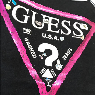 ゲス(GUESS)の【新品未使用タグ付き】GUESS Tー シャツ XSサイズ(Tシャツ(半袖/袖なし))