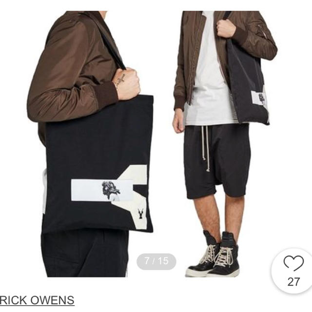 Rick Owens(リックオウエンス)のガーガー様 専用になります！ メンズのバッグ(トートバッグ)の商品写真