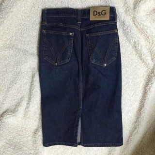 ドルチェアンドガッバーナ(DOLCE&GABBANA)のユカ様専用☆D&Gのデニムスカート☆(ひざ丈スカート)