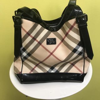 バーバリー(BURBERRY)のバーバリー Burberry エナメルバック  ヴィンテージ(ハンドバッグ)