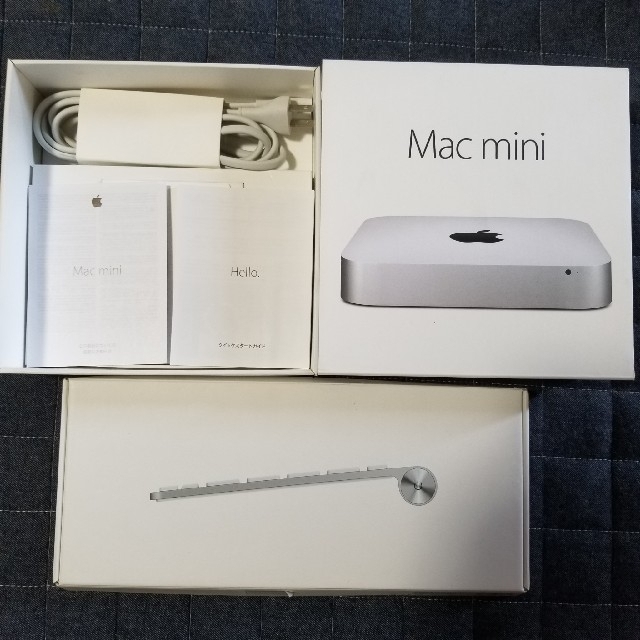 Mac (Apple)(マック)のMac mini 2014 magic keyboard & trackpad スマホ/家電/カメラのPC/タブレット(デスクトップ型PC)の商品写真