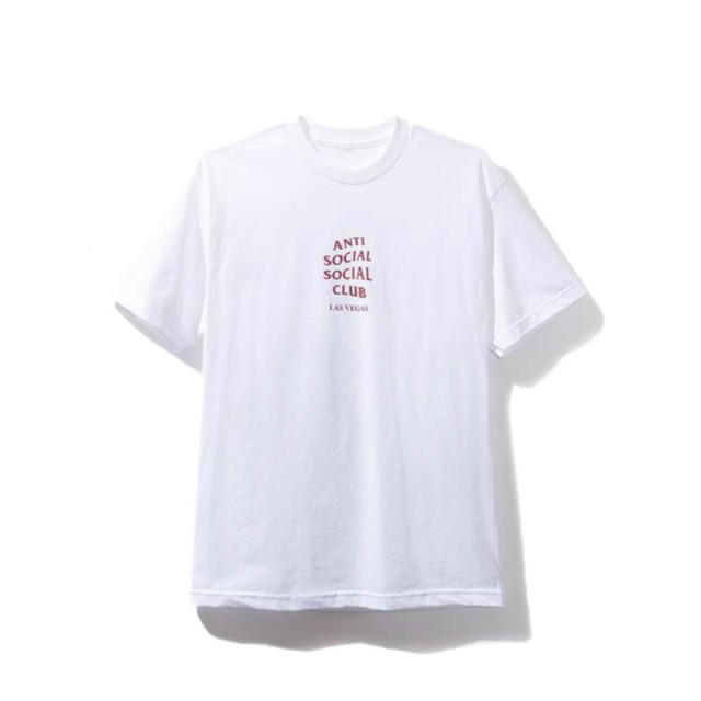 ANTI(アンチ)のanti social socialclub Las Vegas 白Tシャツ メンズのトップス(Tシャツ/カットソー(半袖/袖なし))の商品写真