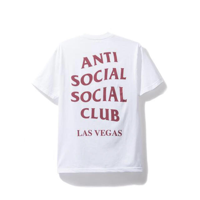 ANTI(アンチ)のanti social socialclub Las Vegas 白Tシャツ メンズのトップス(Tシャツ/カットソー(半袖/袖なし))の商品写真