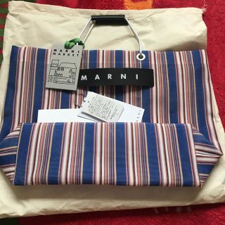 マルニ(Marni)のMin様専用 マルニ バッグ Marni 新品 ブルー(トートバッグ)