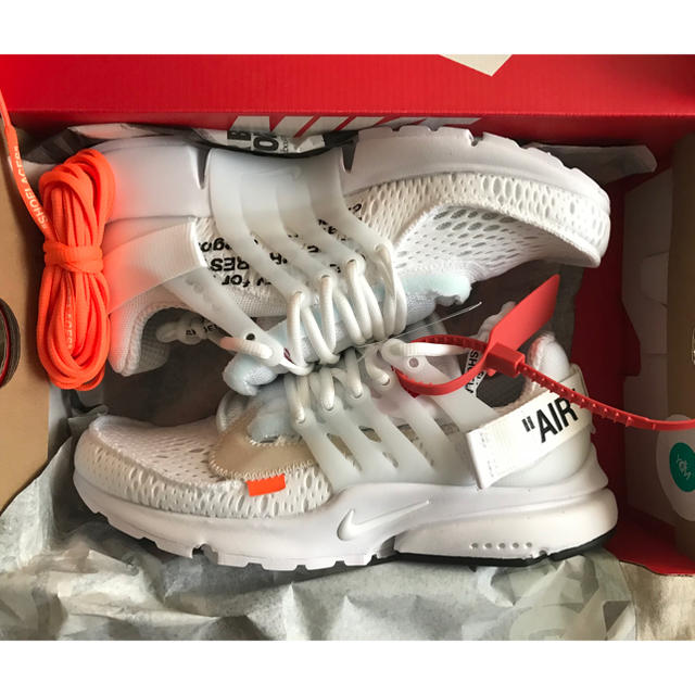 25cm US7 OFF-WHITE NIKE AIR PRESTO